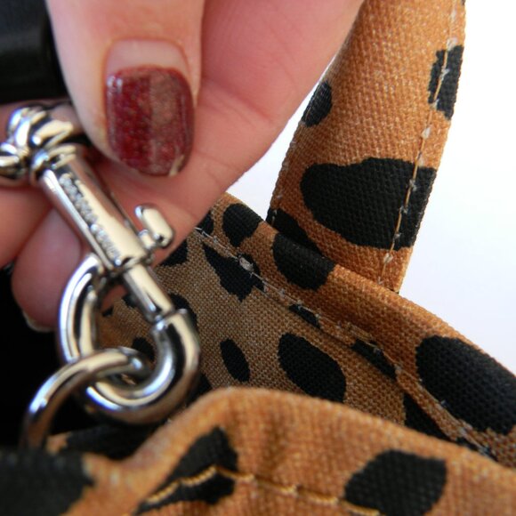 EUC MARC JACOBS THE TOTE BAG MEDIUM CHEETAH ANIMAL PRINT CROSSBODY CANVAS BAG - Picture 10 of 10